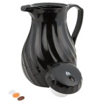 Vollrath 52144 SwirlServe Tilt & Pour 64 oz. Black Beverage Server Vollrath 52144 SwirlServe Tilt & Pour 64 oz. Black Beverage Server