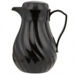 Vollrath 52144 SwirlServe Tilt & Pour 64 oz. Black Beverage Server Vollrath 52144 SwirlServe Tilt & Pour 64 oz. Black Beverage Server