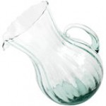 Kalalou 1 Gallon Large Tilted Hammered Glass Pitcher Kalalou 1 Gallon Large Tilted Hammered Glass Pitcher