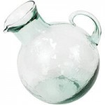 Kalalou 1 Gallon Large Tilted Hammered Glass Pitcher Kalalou 1 Gallon Large Tilted Hammered Glass Pitcher