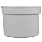 TableCraft CW1312N 5 Qt. Natural Cast Aluminum Half Soup Bowl TableCraft CW1312N 5 Qt. Natural Cast Aluminum Half Soup Bowl