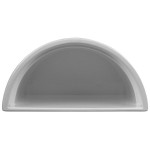 TableCraft CW1312N 5 Qt. Natural Cast Aluminum Half Soup Bowl TableCraft CW1312N 5 Qt. Natural Cast Aluminum Half Soup Bowl