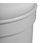 TableCraft CW1312N 5 Qt. Natural Cast Aluminum Half Soup Bowl TableCraft CW1312N 5 Qt. Natural Cast Aluminum Half Soup Bowl
