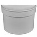 TableCraft CW1312N 5 Qt. Natural Cast Aluminum Half Soup Bowl TableCraft CW1312N 5 Qt. Natural Cast Aluminum Half Soup Bowl