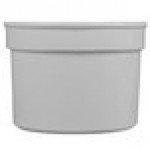 TableCraft CW1312N 5 Qt. Natural Cast Aluminum Half Soup Bowl TableCraft CW1312N 5 Qt. Natural Cast Aluminum Half Soup Bowl
