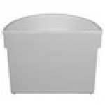 TableCraft CW1312N 5 Qt. Natural Cast Aluminum Half Soup Bowl TableCraft CW1312N 5 Qt. Natural Cast Aluminum Half Soup Bowl