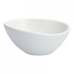 Organica by Zwiesel Fortessa 44 oz. Matte White Oval Vitraluxe Bowl - 24/Case
