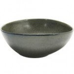 Front of the House Kiln 60 oz. Mocha Oval Tall Porcelain Bowl - 2/Case