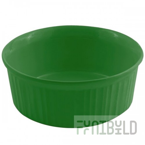 Bon Chef 5054 2.5 Qt. Calypso Green Sandstone Finish Cast Aluminum Casserole Dish