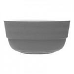 GET Roca Balance 15 oz. Round Gray Melamine Soup / Salad Bowl - 24/Case