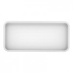 GET Roca Balance 15 oz. Round Gray Melamine Soup / Salad Bowl - 24/Case