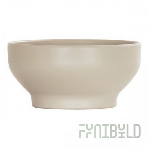 Cal-Mil Nova 30 oz. Taupe Round Melamine Soup Bowl - 6/Case