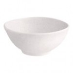 Acopa Cavern 24 oz. White Round Melamine Bowl - 12/Case