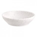 Acopa Cavern 24 oz. White Round Melamine Bowl - 12/Case