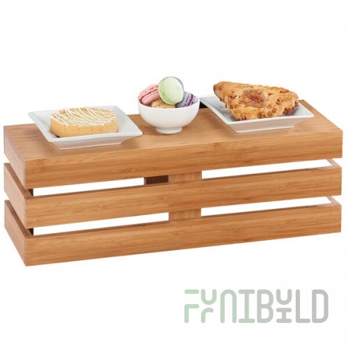 Cal-Mil 1943-7-60 Bamboo Rectangle Crate Riser - 20
