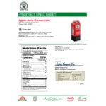 Apple Juice Concentrate 32 fl. oz. - 12/Case