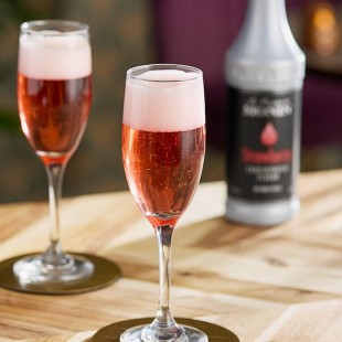 Monin Strawberry Concentrated Flavor 375 mL - 4/Case