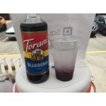 Torani Blueberry Flavoring / Fruit Syrup 750 mL Glass Bottle