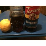 Torani Blueberry Flavoring / Fruit Syrup 750 mL Glass Bottle