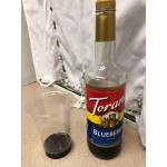 Torani Blueberry Flavoring / Fruit Syrup 750 mL Glass Bottle