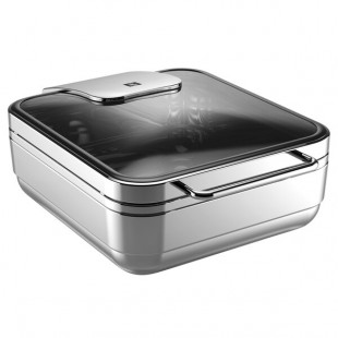 Hepp Excellent from BauscherHepp Square 2/3 Size Stainless Steel Induction Plus Chafer
