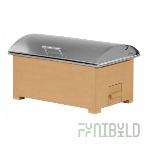 Cal-Mil Renew Full Size Faux Wood Chafer with Lid 23429-122