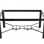 Acopa 8 Qt. Full Size Wrought Iron Pillar Chafer Kit with Roll Top Lid Acopa 8 Qt. Full Size Wrought Iron Pillar Chafer Kit with Roll Top Lid