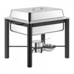 Acopa 8 Qt. Full Size Wrought Iron Pillar Chafer Kit with Roll Top Lid Acopa 8 Qt. Full Size Wrought Iron Pillar Chafer Kit with Roll Top Lid