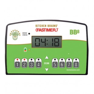 Kitchen Brains® BB8 (FAST.)® Digital 8-Product 99 Hour Battery Timer
