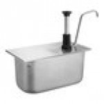 Server Stainless Steel 1 oz. Pump with Lid for 1/4 Size 6 Server Stainless Steel 1 oz. Pump with Lid for 1/4 Size 6