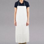 San Jamar 614DVA-WH20 White 20 Mil Vinyl Dishwasher Apron - 45 San Jamar 614DVA-WH20 White 20 Mil Vinyl Dishwasher Apron - 45