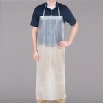 San Jamar 614DVA-WH20 White 20 Mil Vinyl Dishwasher Apron - 45 San Jamar 614DVA-WH20 White 20 Mil Vinyl Dishwasher Apron - 45