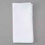 Intedge White 65/35 Polycotton Blend Cloth Napkins, 18 Intedge White 65/35 Polycotton Blend Cloth Napkins, 18