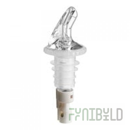 Acopa 2 oz. 3-Ball Measured Liquor Pourer with Collar