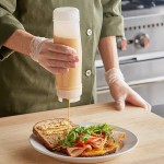 San Jamar EZ-KLEEN® 24 oz. Sauce Bottle with Medium Valve 857324M