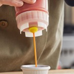 San Jamar EZ-KLEEN® 24 oz. Sauce Bottle with Medium Valve 857324M