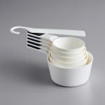 OXO 11111102 Good Grips 1/4 to 1 Cup 6-Piece White Measuring Cup Set