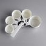 OXO 11111102 Good Grips 1/4 to 1 Cup 6-Piece White Measuring Cup Set