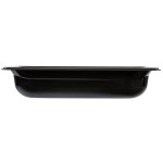 Vollrath 9032420 Super Pan® 1/3 Size Black High Heat Plastic Food Pan - 2 1/2