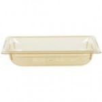 Vollrath 9032420 Super Pan® 1/3 Size Black High Heat Plastic Food Pan - 2 1/2