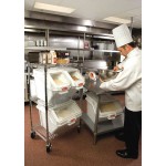 Rubbermaid® FG9G6000WHT ProSave 2.6 Gallon / 40 Cup White Shelf Ingredient Storage Bin with Sliding Lid & Scoop