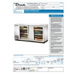 True TBB-3G-S-HC-LD 69 1/8 True TBB-3G-S-HC-LD 69 1/8