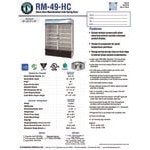 Hoshizaki RM-49-HC 60 Hoshizaki RM-49-HC 60