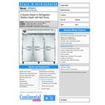 Continental Refrigerator 3RSNSAHD 78 Continental Refrigerator 3RSNSAHD 78