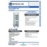 Beverage-Air HRS1HC-1HG Horizon Series 26