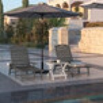 Flash Furniture Monterey Gray Adjustable Polyethylene Adirondack Chaise Lounge with Cup Holder Flash Furniture Monterey Gray Adjustable Polyethylene Adirondack Chaise Lounge with Cup Holder