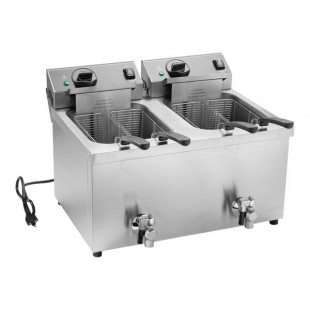 Scratch and Dent Vollrath CF4-3600DUAL 30 lb. Commercial Countertop Deep Fryer - 208-240V Scratch and Dent Vollrath CF4-3600DUAL 30 lb. Commercial Countertop Deep Fryer - 208-240V