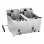 Scratch and Dent Vollrath CF4-3600DUAL 30 lb. Commercial Countertop Deep Fryer - 208-240V