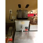 Scratch and Dent Vollrath CF4-3600DUAL 30 lb. Commercial Countertop Deep Fryer - 208-240V