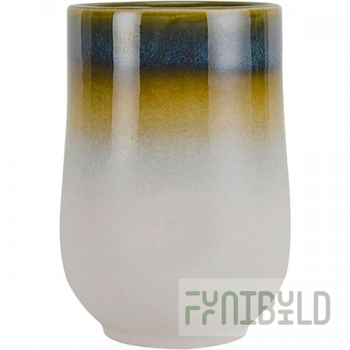 Tuxton GAK-151 TuxTrendz Artisan Peacock 10 oz. China Cocktail Tumbler - 12/Pack